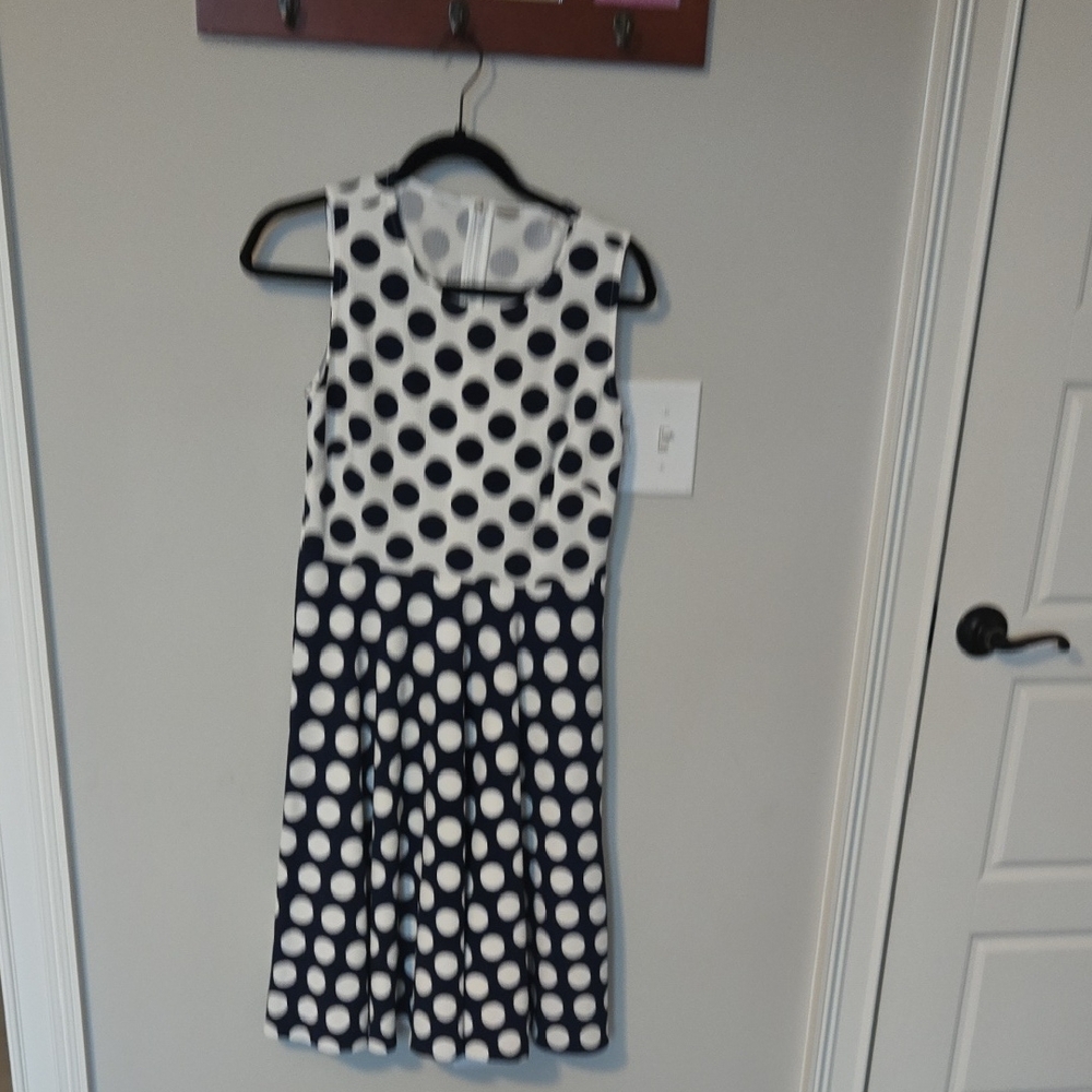 Polka Dot Sleeveless Kids Dress